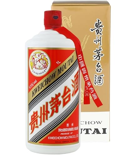 Amazon.co.jp: 貴州茅台酒（きしゅうまおたいしゅ）53°500ml【正規代理